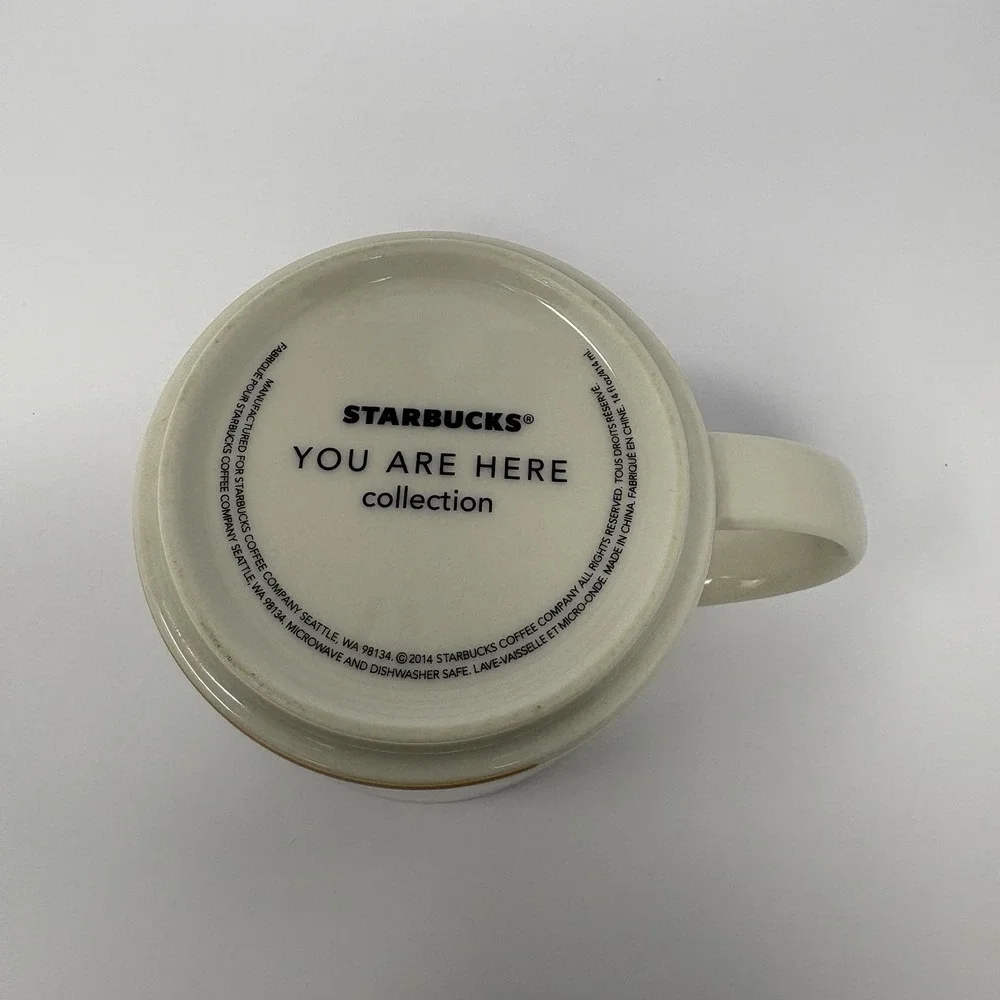 Starbucks Pittsburgh You Are Here Collection 2014 14 oz Coffee Mug YAH